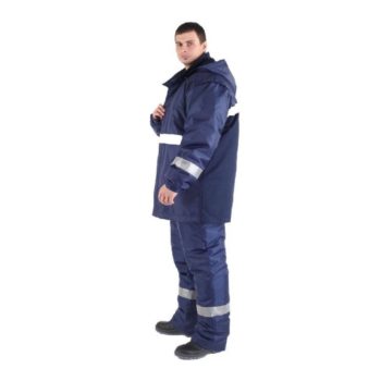 Костюм утепленный «Антистат-Спец», куртка с полукомбинезоном, МВО с антистатической нитью