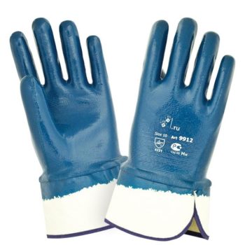 Нитриловые перчатки с тяжелым покрытием "TZ-22"